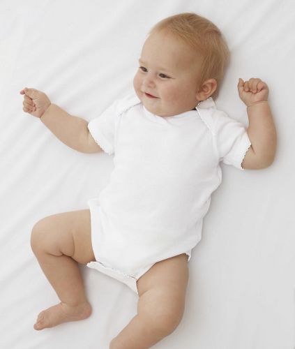 Infant 5 oz. Baby Rib Lap Shoulder Bodysuit